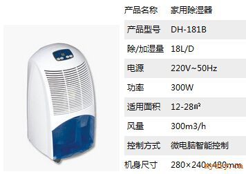 家庭防潮首选除湿机